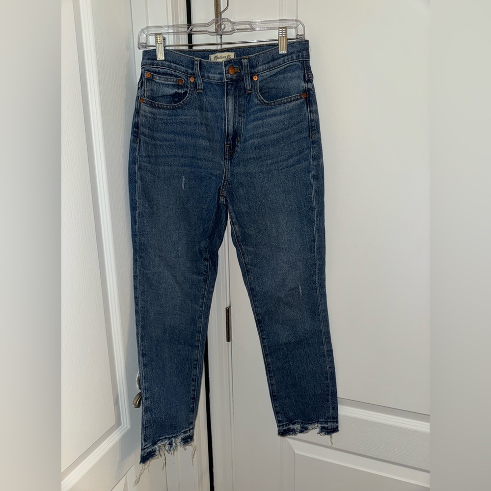 Madewell Dark Blue Ankle Jeans
